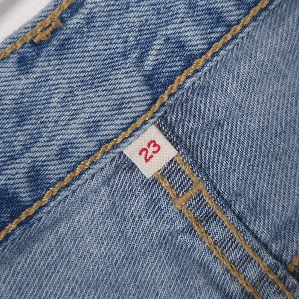 LEVIS PREMIUM Womens Denim Skirt Maxi W23 100% Cotton Casual A7512-0000 Big E